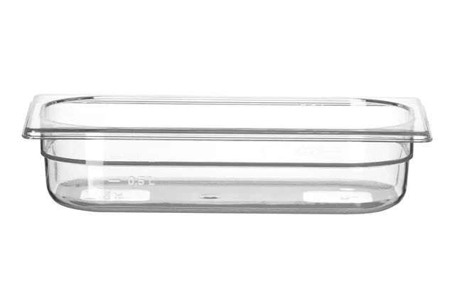 Pojemnik GN 1/3 z poliwęglanu, Profi Line, GN 1/3, 2,5L, transparentny, 325x176x65mm Hendi 861530