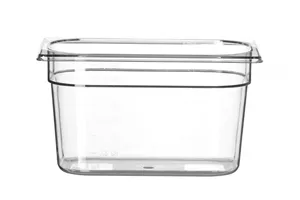 Pojemnik GN 1/4 z poliwęglanu, Profi Line, GN 1/4, 5,5L, transparentny, 265x162x200mm Hendi 861608
