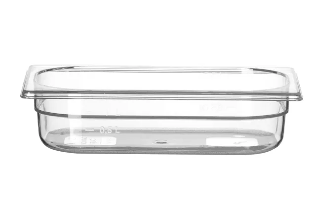 Pojemnik GN 1/4 z poliwęglanu, Profi Line, GN 1/4, 1,8L, transparentny, 265x162x65mm Hendi 861639