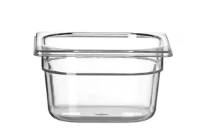 Pojemnik GN 1/6 z poliwęglanu, Profi Line, GN 1/6, 1,6L, transparentny, 176x162x100mm Hendi 861721