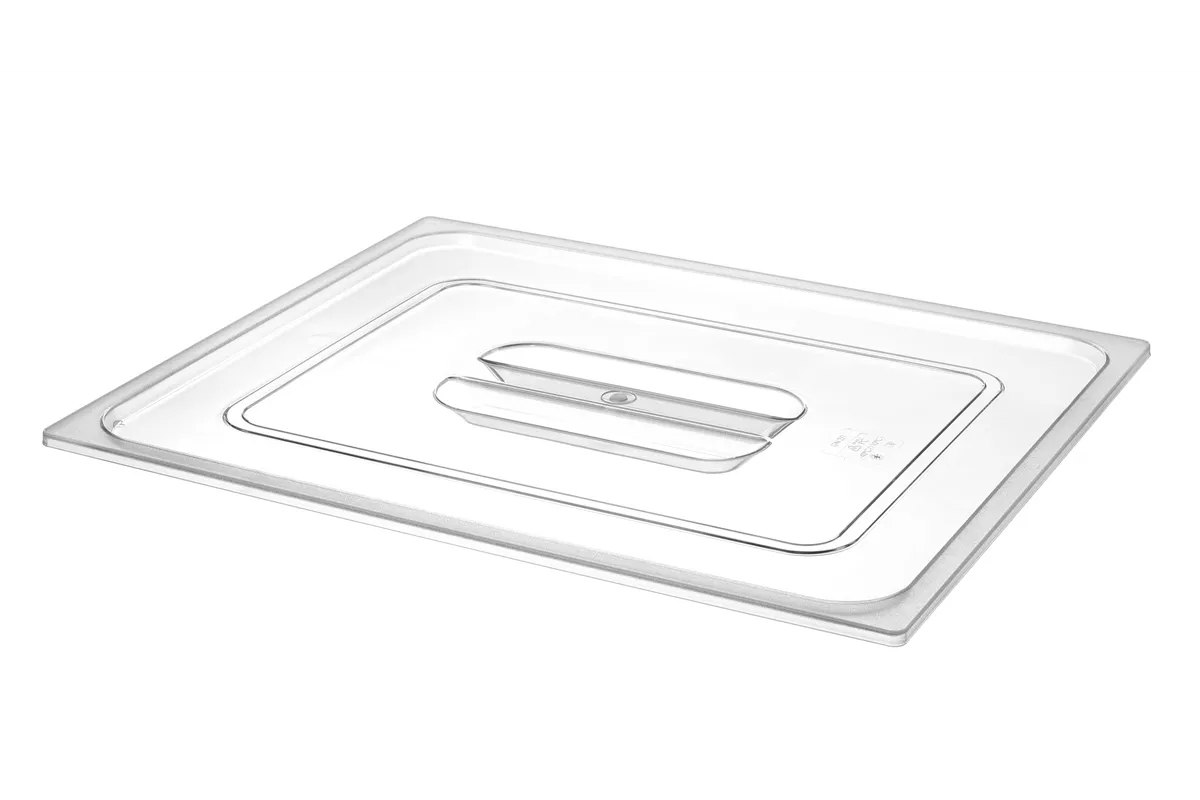 Pokrywka do pojemników GN z poliwęglanu, GN 2/1, transparentny, 650x530mm Hendi 864098