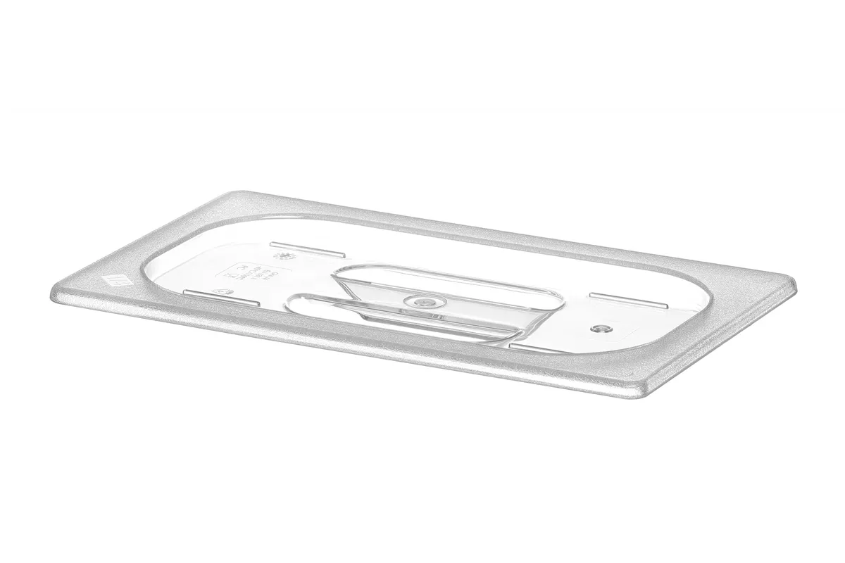 Pokrywka do pojemników GN z poliwęglanu, GN 1/4, transparentny, 265x162mm Hendi 864142