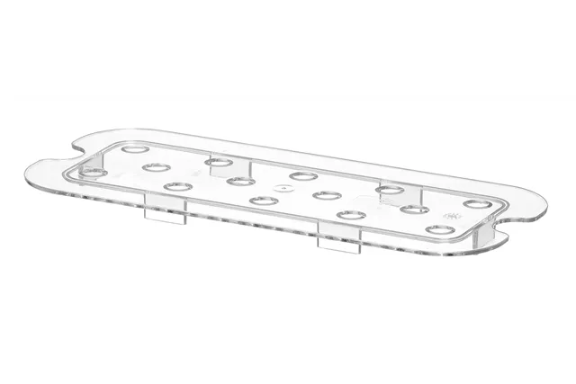 Ociekacz do pojemników GN z poliwęglanu, Profi Line, GN 1/3, transparentny, 266x116mm Hendi 868553