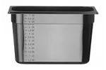 Pojemnik GN 1/3 z czarnego poliwęglanu, Profi Line, GN 1/3, 7,8L, czarny, 325x176x200mm Hendi 862506