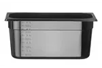 Pojemnik GN 1/3 z czarnego poliwęglanu, Profi Line, GN 1/3, 5,7L, czarny, 325x176x150mm Hendi 862513