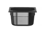 Pojemnik GN 1/6 z czarnego poliwęglanu, Profi Line, GN 1/6, 1,6L, czarny, 176x162x100mm Hendi 862728