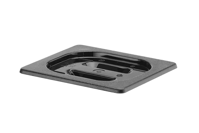 Pokrywka z czarnego poliwęglanu do pojemników GN, GN 1/6, czarny, 176x162mm Hendi 862957