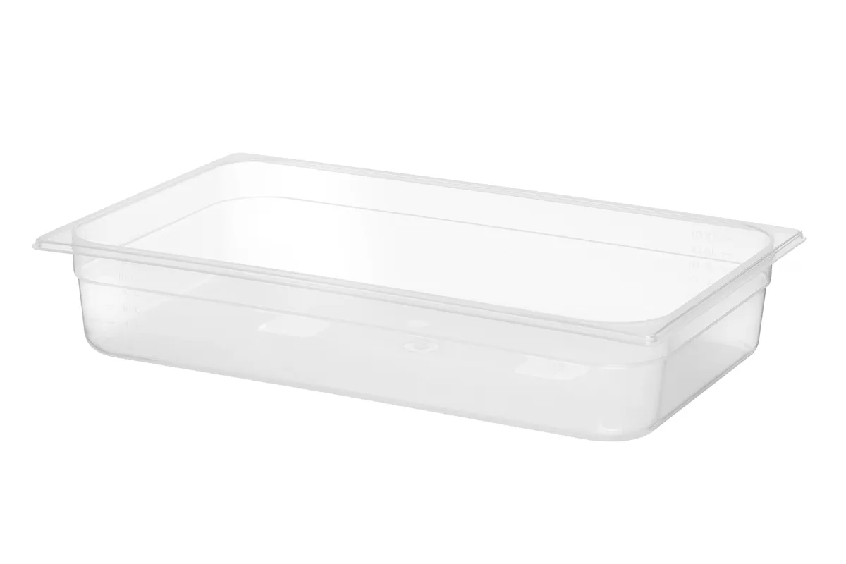 Pojemnik GN 1/1 z polipropylenu, Profi Line, GN 1/1, 14L, transparentny, 530x325x100mm Hendi 880029