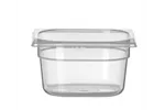 Pojemnik GN 1/6 z polipropylenu, Profi Line, GN 1/6, 1,6L, transparentny, 176x162x100mm Hendi 880425