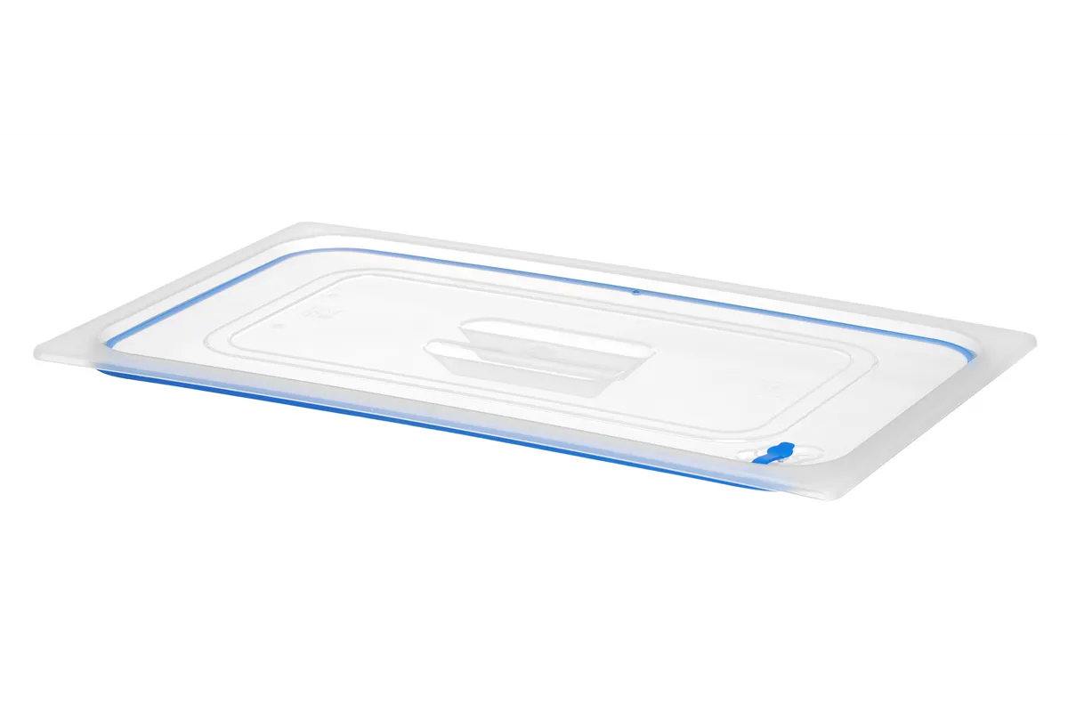 Pokrywka do pojemników GN z polipropylenu z uszczelką, GN 1/1, transparentny, 530x325mm Hendi 881804