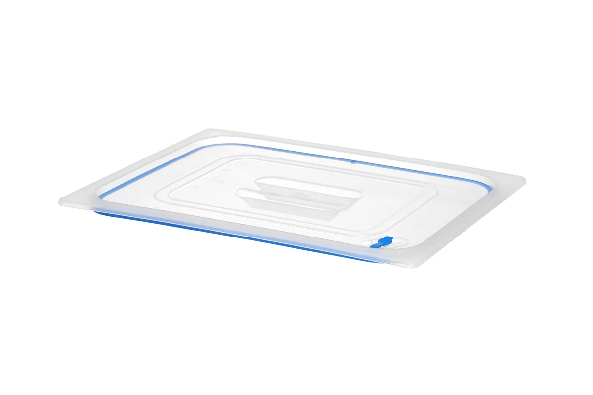 Pokrywka do pojemników GN z polipropylenu z uszczelką, GN 1/2, transparentny, 325x265mm Hendi 881811