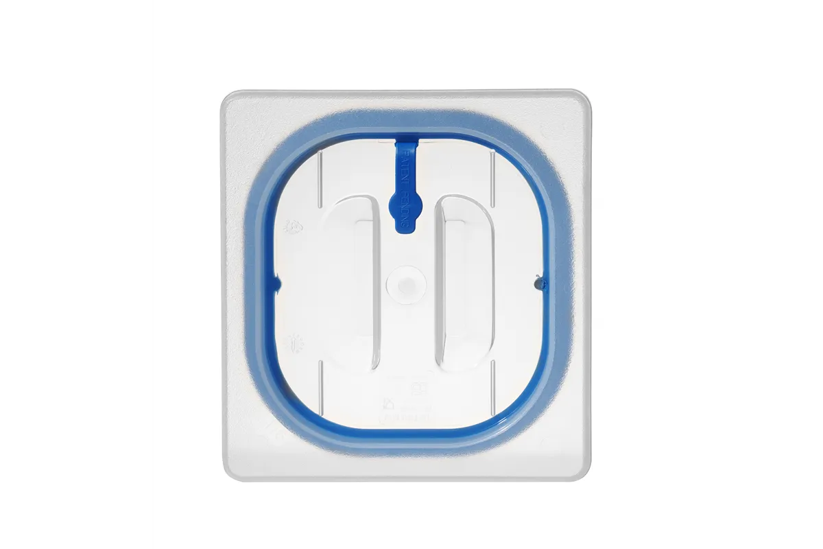 Pokrywka do pojemników GN z polipropylenu z uszczelką, GN 1/6, transparentny, 176x162mm Hendi 881842