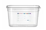 Pojemnik GN 1/3 HACCP, GN 1/3, 7,8L, transparentny, 325x176x200mm Hendi 880258
