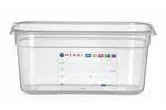 Pojemnik GN 1/3 HACCP, GN 1/3, 5,7L, transparentny, 325x176x150mm Hendi 880265