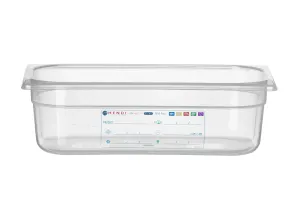 Pojemnik GN 1/3 HACCP, GN 1/3, 4L, transparentny, 325x176x100mm Hendi 880272