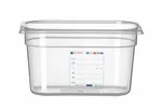 Pojemnik GN 1/4 HACCP, GN 1/4, 4L, transparentny, 265x162x150mm Hendi 880364