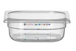 Pojemnik GN 1/6 HACCP, GN 1/6, 1L, transparentny, 176x162x65mm Hendi 880487