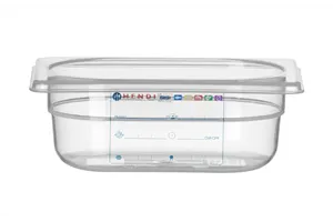 Pojemnik GN 1/9 HACCP, GN 1/9, 0,6L, transparentny, 176x108x65mm Hendi 880562