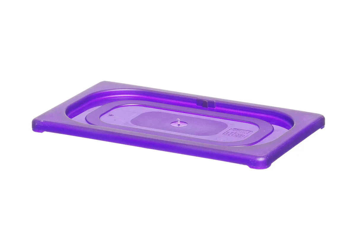 Pokrywka fioletowa do pojemników GN, GN 1/4, fioletowy, 265x162mm Hendi 881736