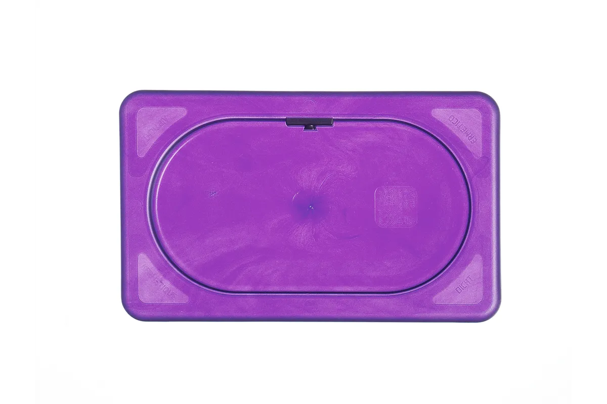 Pokrywka fioletowa do pojemników GN, GN 1/9, fioletowy, 176x108mm Hendi 881750