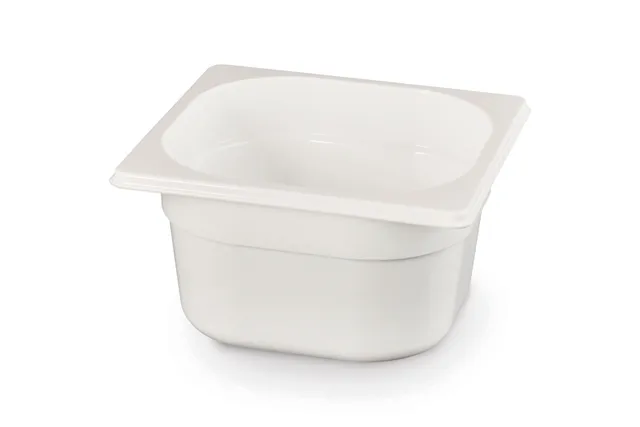 Pojemnik GN 1/6 z białego poliwęglanu, GN 1/6, 2,4L, biały, 176x162x150mm Hendi 862766 Pojemnik GN 1/6 z białego poliwęglanu, GN 1/6, 2,4L, biały, 176x162x150mm Hendi 862766