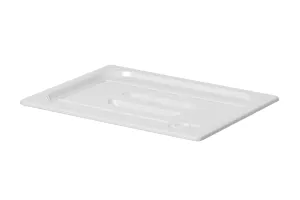 Pokrywka do pojemników GN z białego poliwęglanu, GN 1/2, biały, 265x325mm Hendi 862964