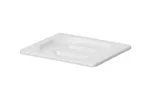Pokrywka do pojemników GN z białego poliwęglanu, GN 1/6, biały, 176x162mm Hendi 862995