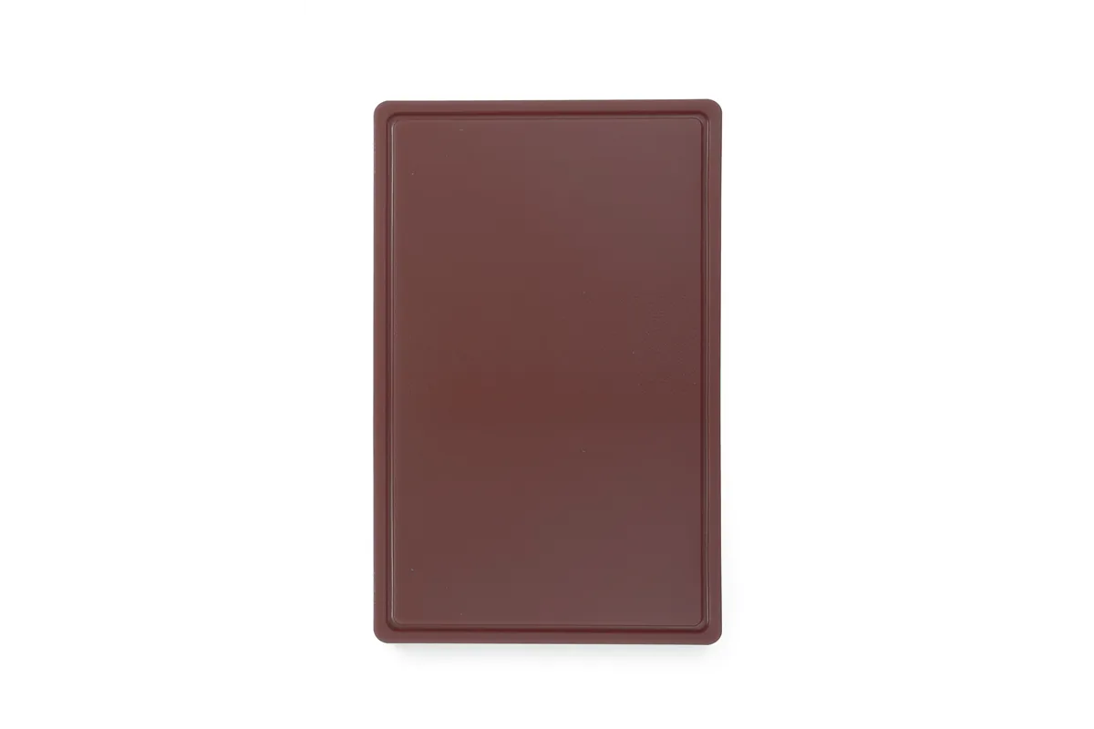 Deska do krojenia HACCP GN 1/1, GN 1/1, brązowy, 530x325mm Hendi 826041