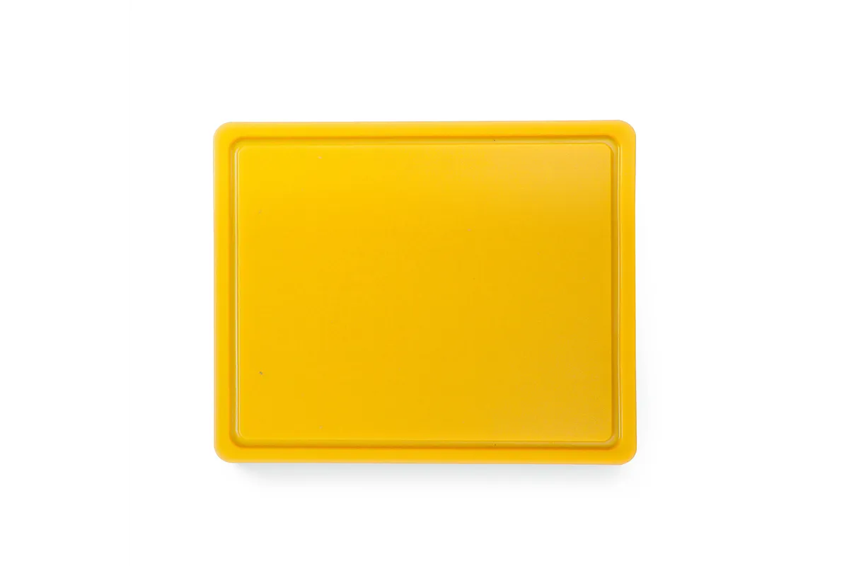 Deska do krojenia HACCP GN 1/2, GN 1/2, żółty, 325x265mm Hendi 826157