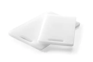 Deska do krojenia uniwersalna z uchwytem, biały, 250x150mm, Prostokątny Hendi 826348