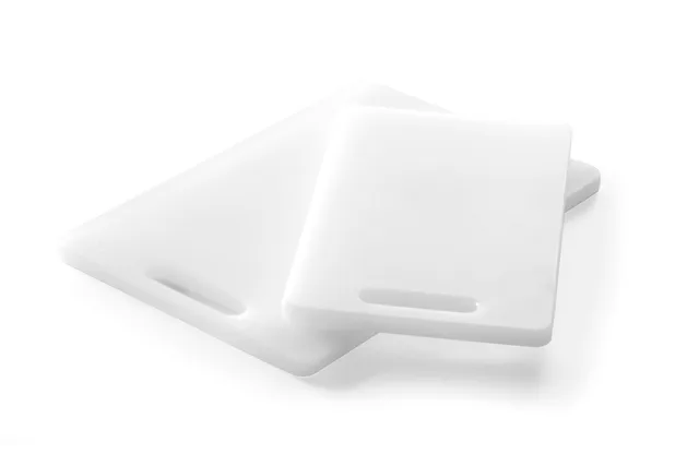 Deska do krojenia uniwersalna z uchwytem, biały, 250x150mm, Prostokątny Hendi 826348