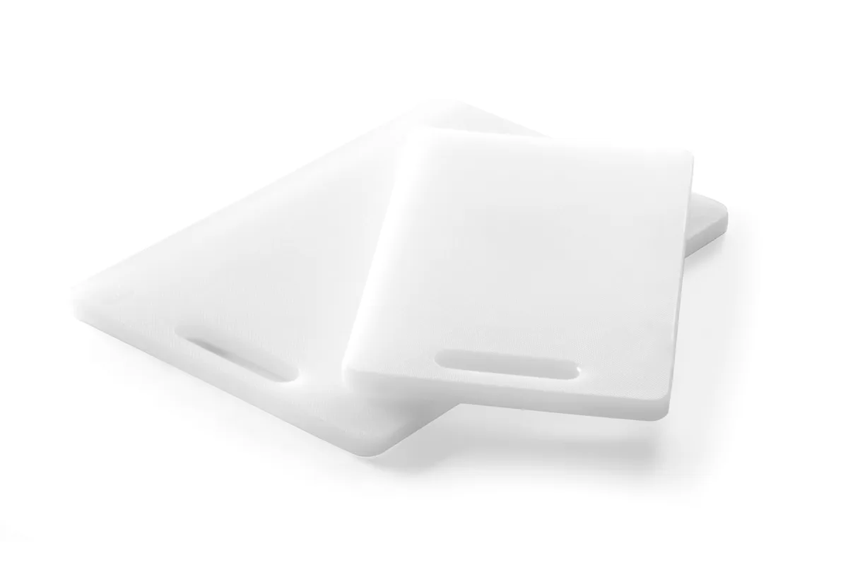 Deska do krojenia uniwersalna z uchwytem, biały, 300x200mm Hendi 826355