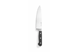 Nóż kucharski, Kitchen Line, czarny, 340mm Hendi 781319