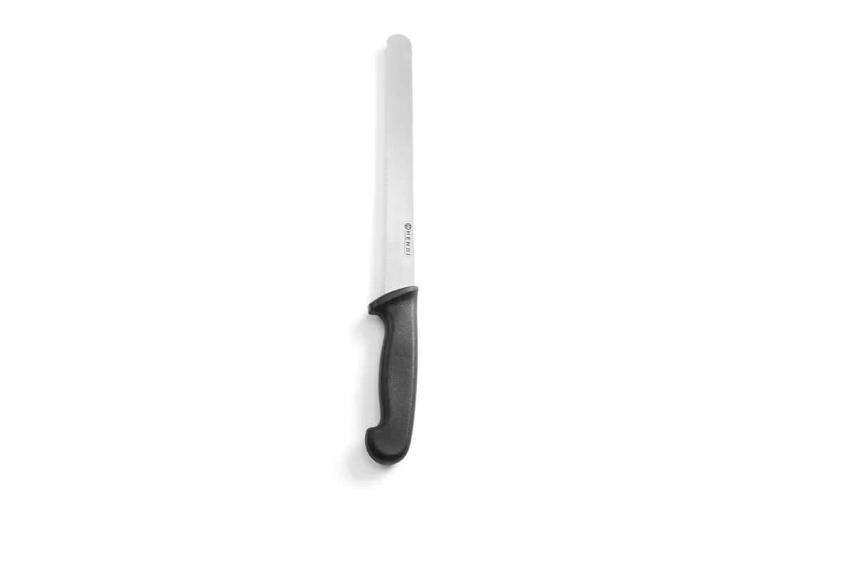 Nóż do chleba, czarny, 380mm Hendi 843000