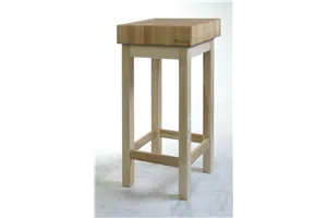 Kloc masarski drewniany z podstawą, 400x400x150mm Hendi 505625