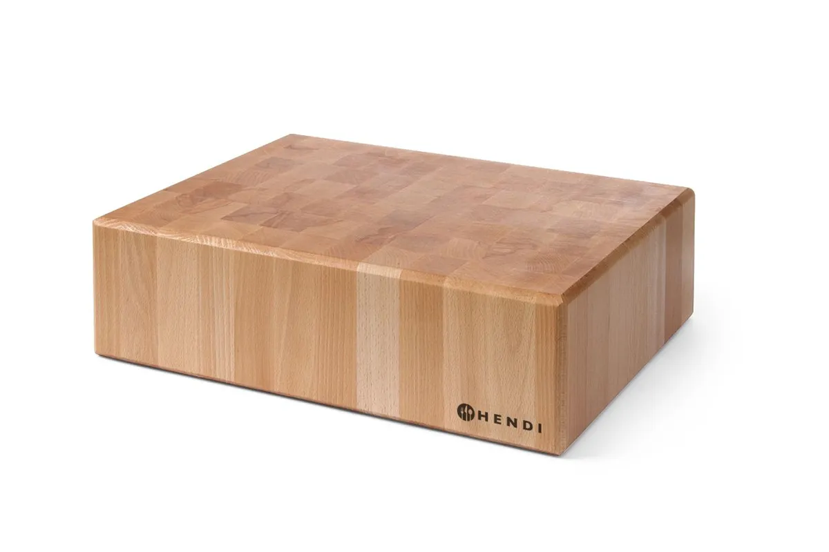 Kloc masarski drewniany bez podstawy, 500x400x150mm Hendi 505632