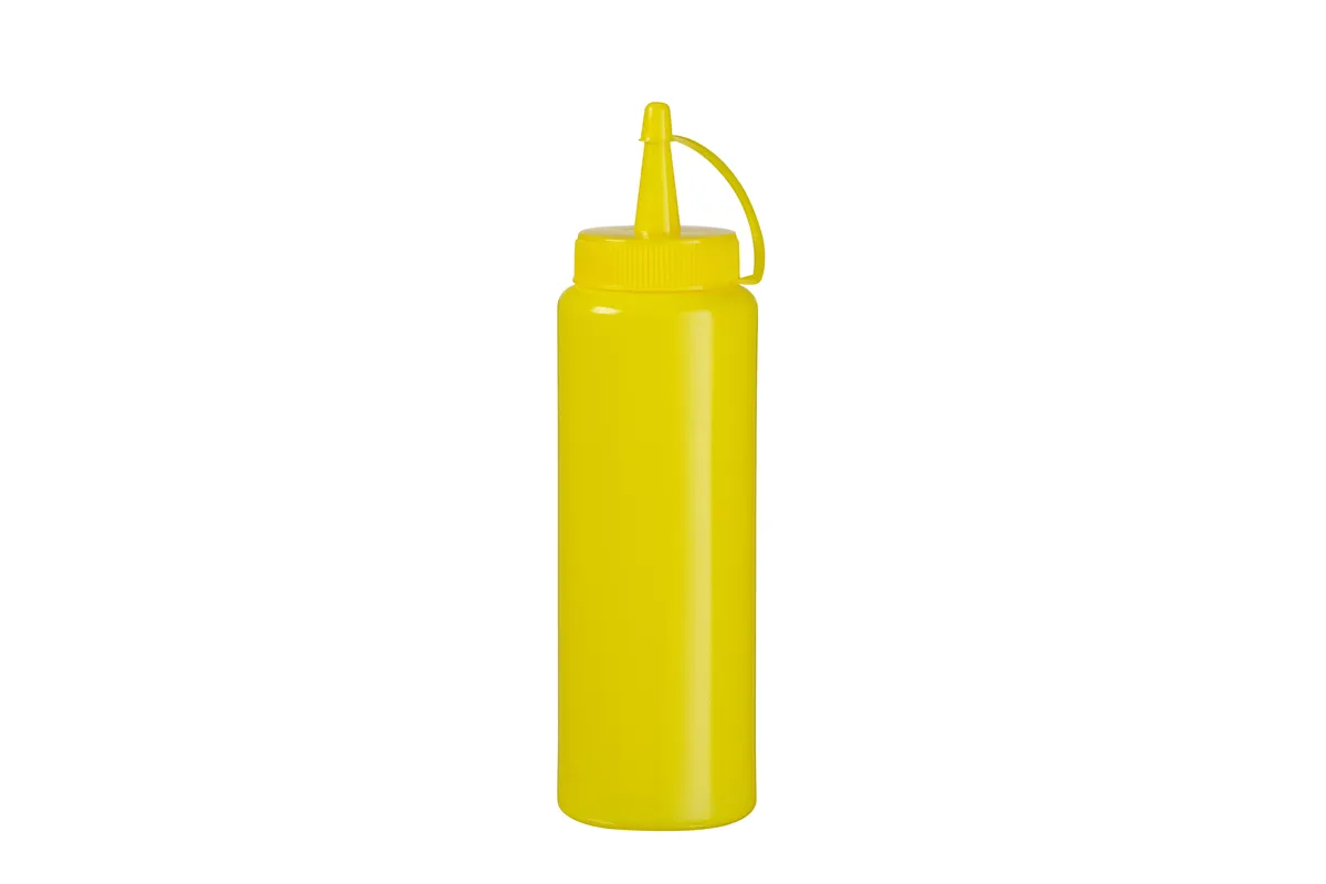 Dyspenser do zimnych sosów, 0,7L, żółty, ⌀70x240mm Hendi 557907