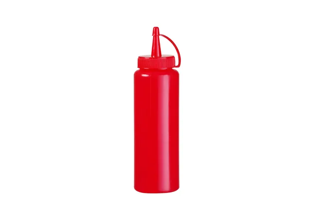 Dyspenser do zimnych sosów, 0,7L, czerwony, ⌀70x240mm Hendi 557914