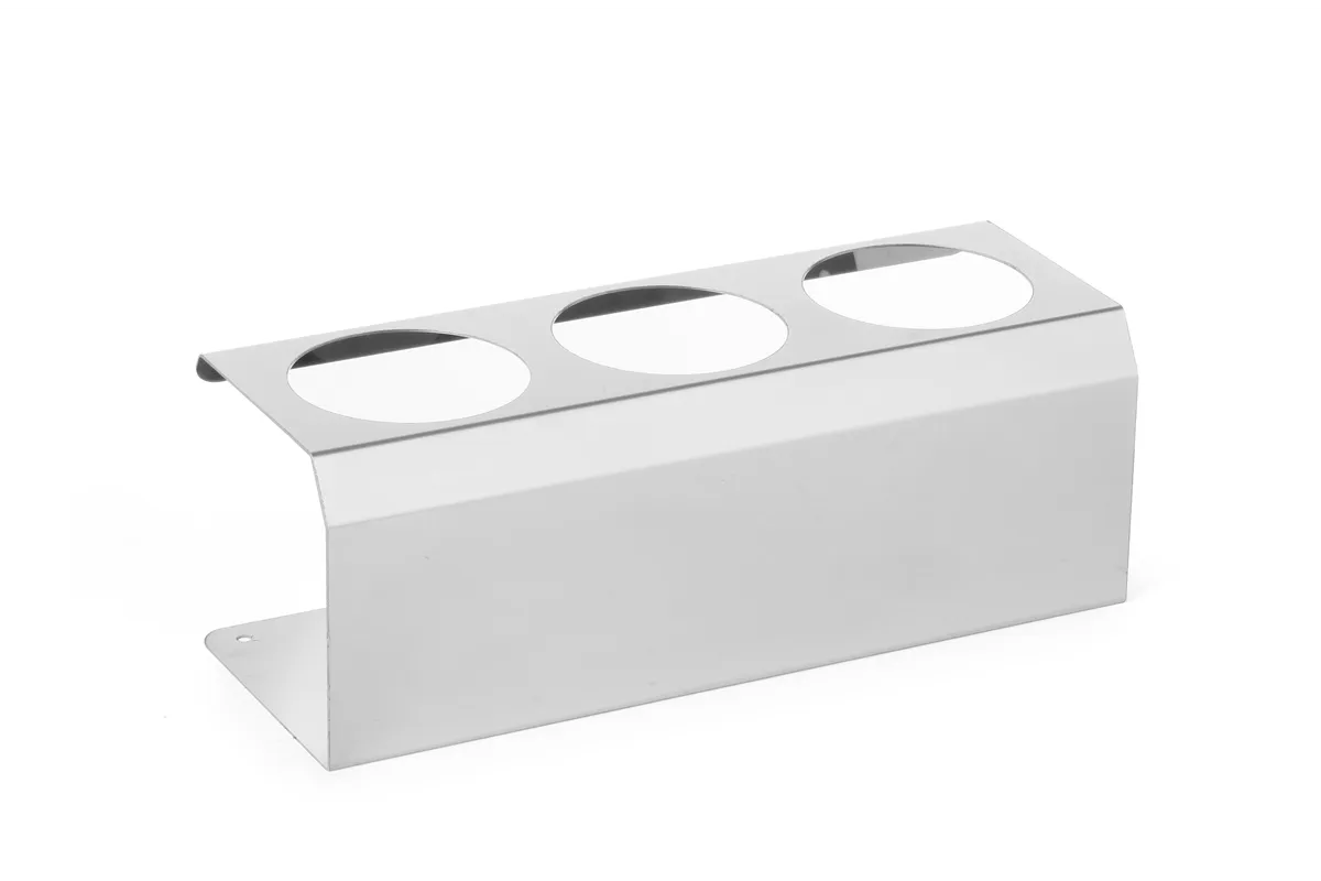 Ekspozytor do dyspenserów do sosów, 3 otwory ø70 mm, 274x102x98mm Hendi 557983