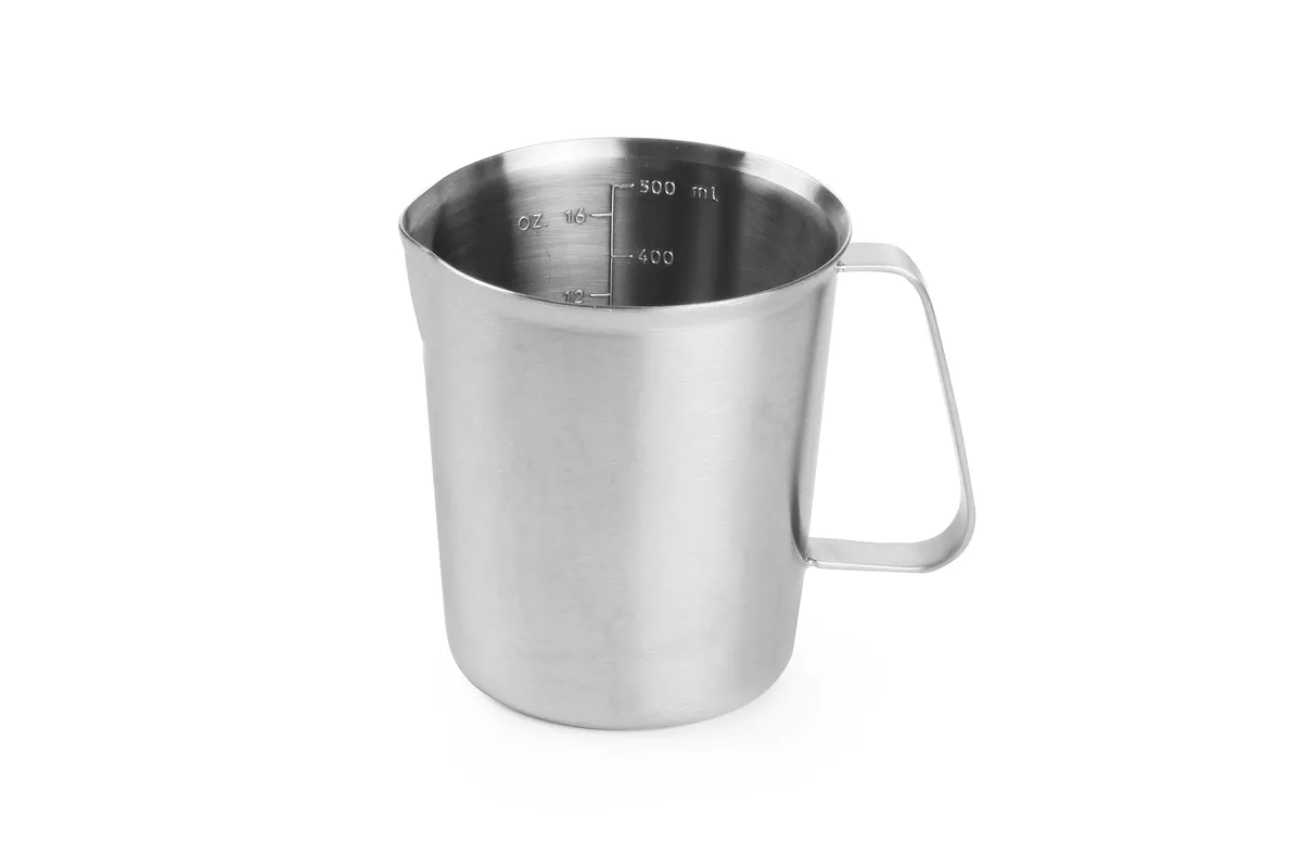 Miarka stalowa, 0,5L, ⌀90x105mm Hendi 516102