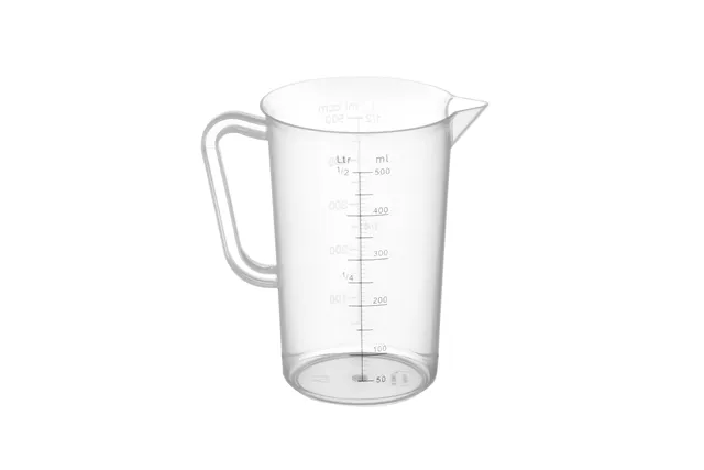 Miarka z polipropylenu, 0,5L, ⌀90x140mm Hendi 567104
