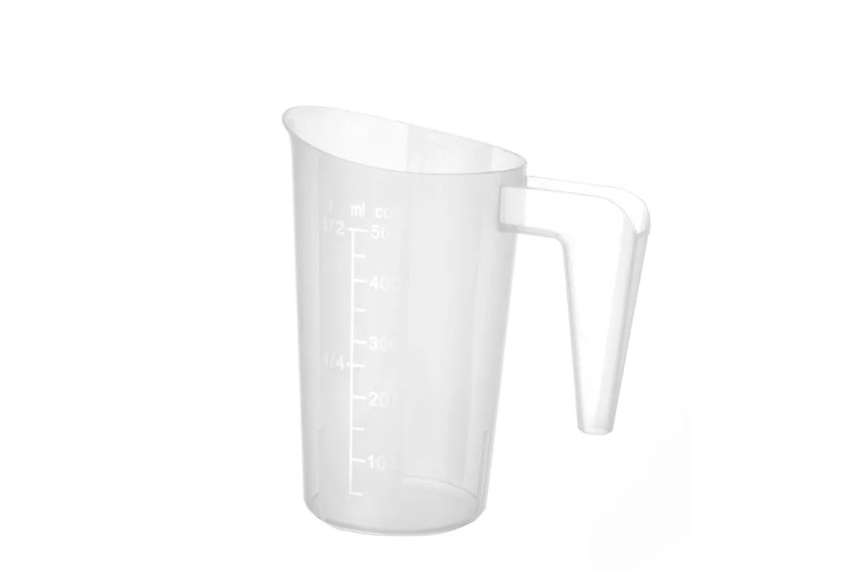 Miarka z polipropylenu piętrowalna, 0,5L, ⌀95x136mm Hendi 567814