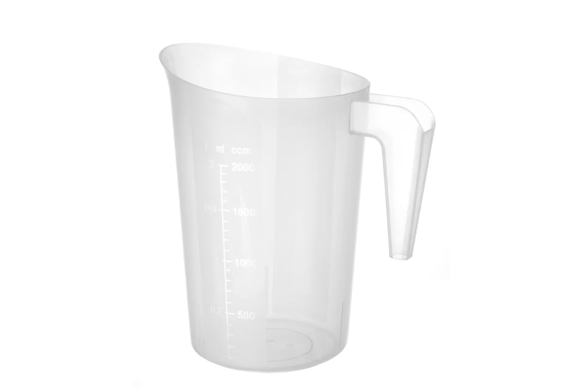 Miarka z polipropylenu piętrowalna, 2L, ⌀160x205mm Hendi 567838