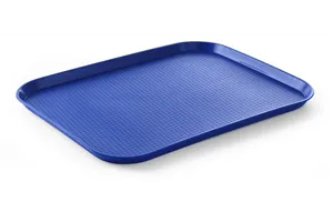 Taca z polipropylenu Fast Food duża, niebieski, 350x450x20mm Hendi 878828