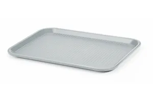 Taca z polipropylenu Fast Food średnia, jasnoszary, 305x415x20mm Hendi 878903