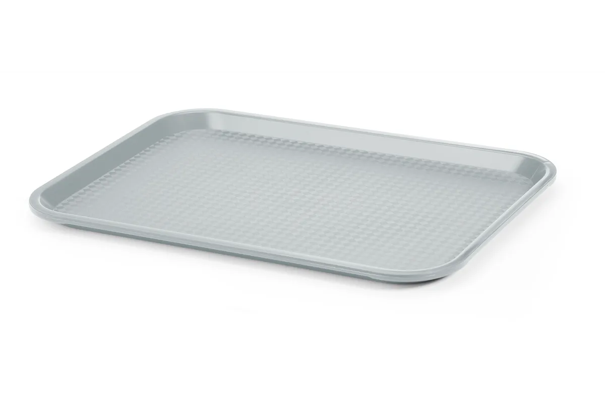 Taca z polipropylenu Fast Food średnia, jasnoszary, 305x415x20mm Hendi 878903