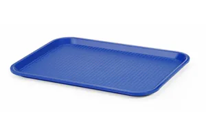 Taca z polipropylenu Fast Food średnia, niebieski, 305x415x20mm Hendi 878927