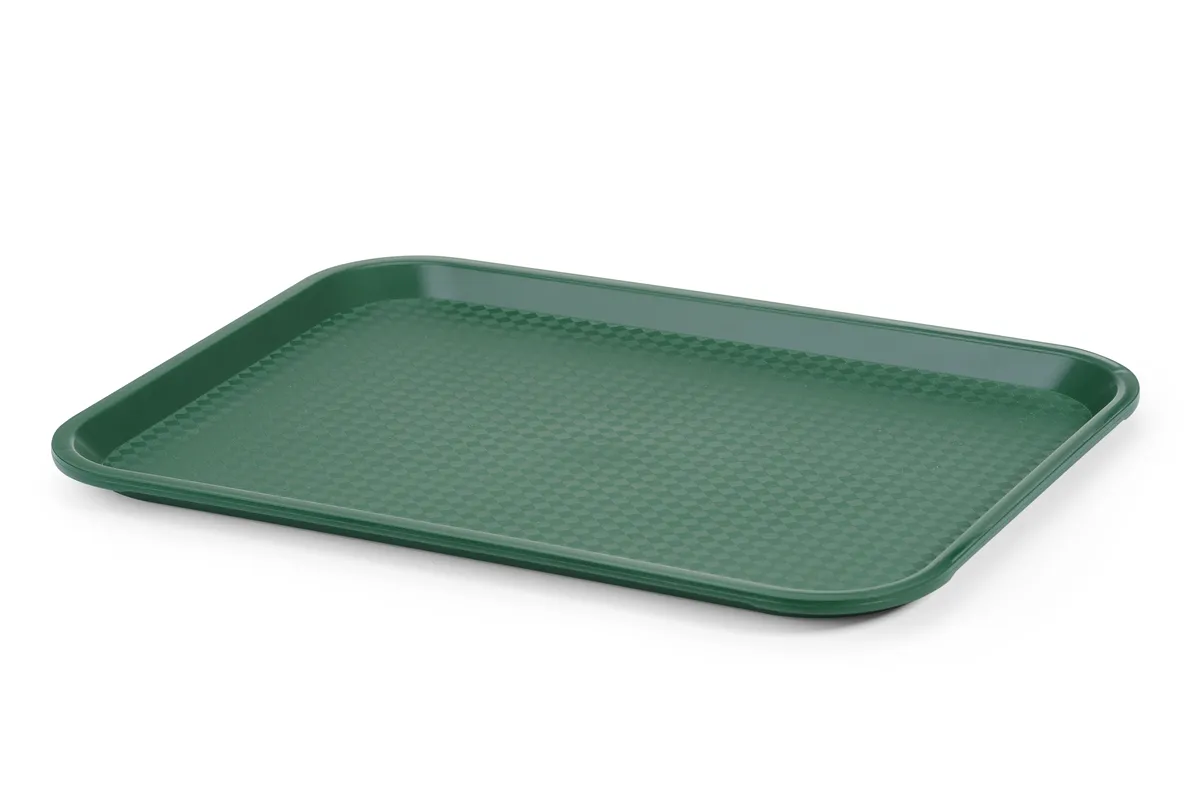 Taca z polipropylenu Fast Food średnia, zielony, 305x415x20mm Hendi 878934