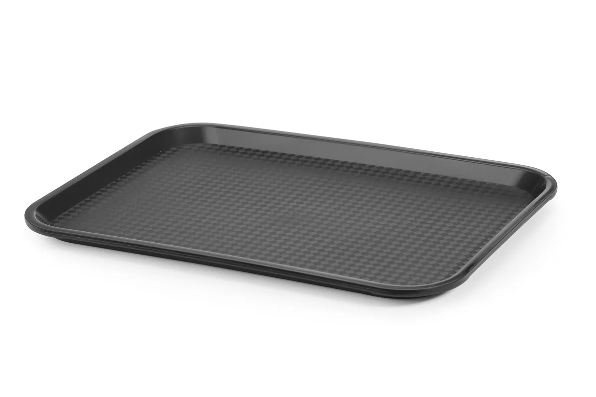 Taca z polipropylenu Fast Food średnia, czarny, 305x415x20mm Hendi 878958