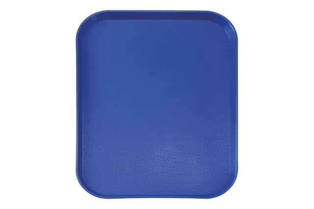 Taca z polipropylenu Fast Food mała, niebieski, 265x345x20mm Hendi 878729